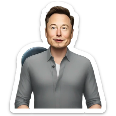elon musk video editor sticker