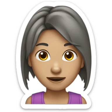 Donkey female sticker