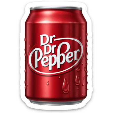 dr pepper can, no text sticker