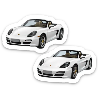 Porsche 718 boxter sticker