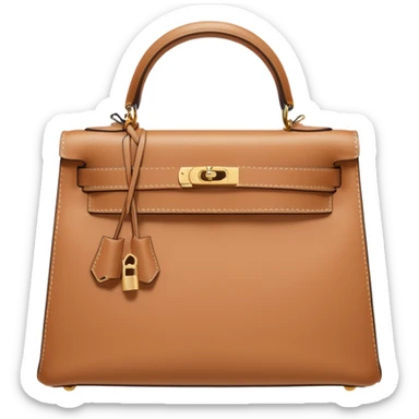 hermes kelly flesh color bag sticker