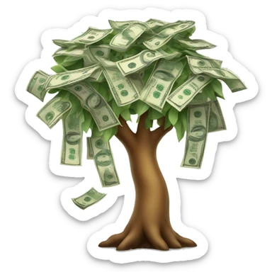 money tree sticker