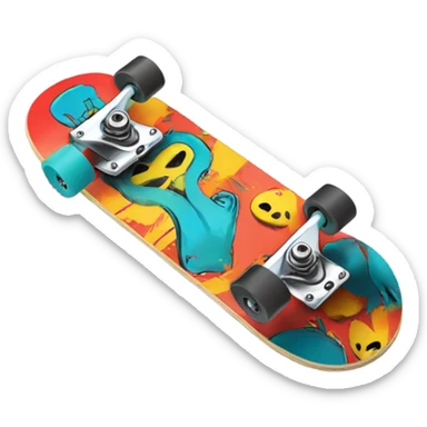 Skateboard sticker