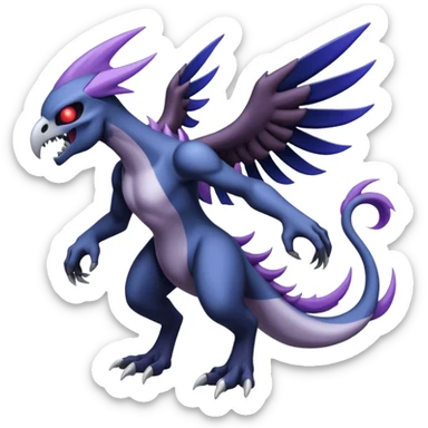 Duskull-Darkrai-Palkia-Fakémon-fusion (full body) sticker