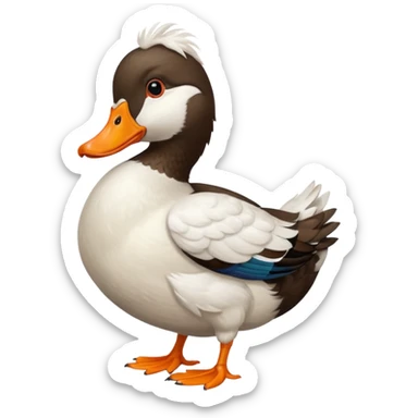 Dutch Hookbill Duck sticker