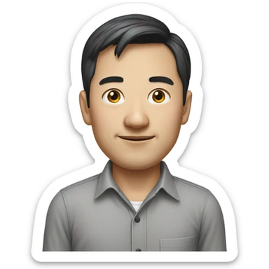 38years old, China male, 1.87m body height, highly professional at data engineering and science. Looks bright and aggressive sticker