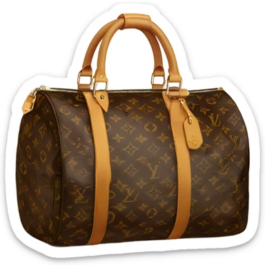 Louis Vuitton duffle bag sticker