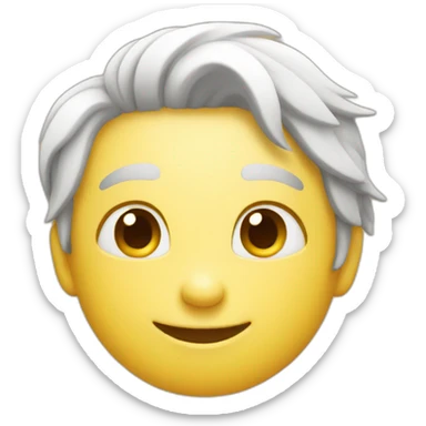 happy and heart sticker