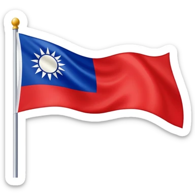 Flag of Taiwan sticker