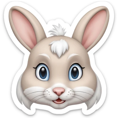 Looney Tunes rabit female sticker