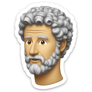 Marcus Aurelius Roman emperor  sticker