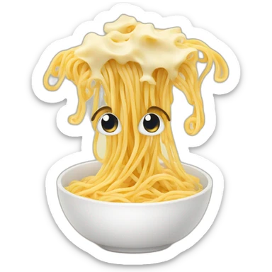 noodles with cheese  sticker