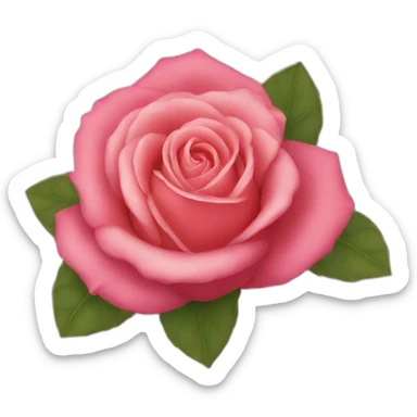 Acá rose sticker