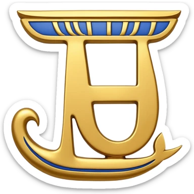 Discord emoji featuring the text "RA Silkroad" in Ancient Egyptian style, hieroglyph-inspired letters, golden shiny colors, cartoonish, small and clear, perfect for emoji use.
 sticker