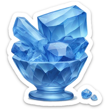 crystal blue food still life sticker