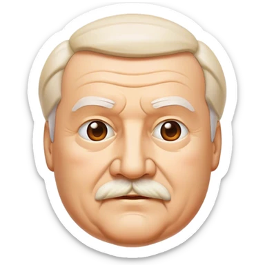 Cinematic Realistic Lech Wa≈Çƒôsa Pop Culture Emoji, depicted with a resolute, charismatic portrayal of the iconic leader rendered with lifelike detail and inspiring, dynamic lighting. sticker