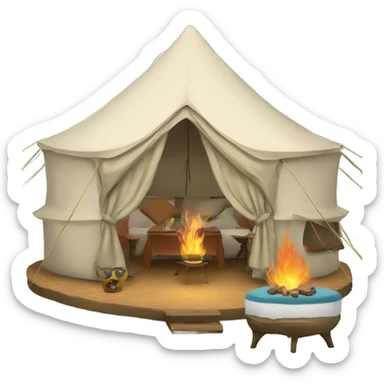 Fancy Glamping  sticker