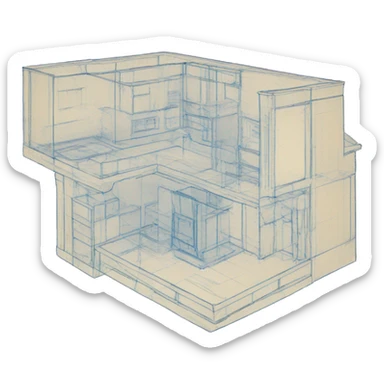 blueprint project sticker