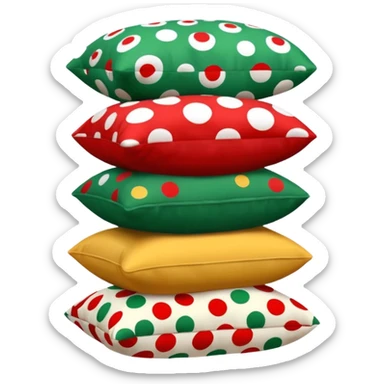 Xmas Stack pillow no face sticker