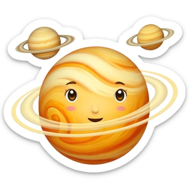Venus planet sticker