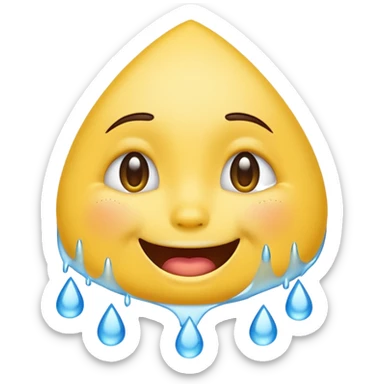 Tears of Joy emoji—iOS style. sticker