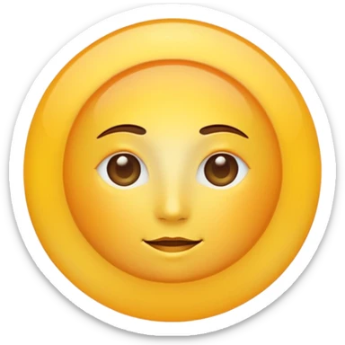 Generate a high-quality emoji of a yellow sun, bright and shining, smooth gradient colors, no facial features, simple white background, high-resolution.

 sticker