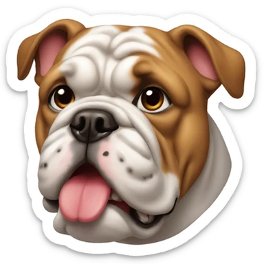 Bulldog sticker