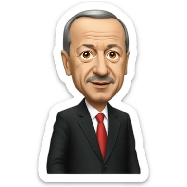 recep tayyip erdogan sticker