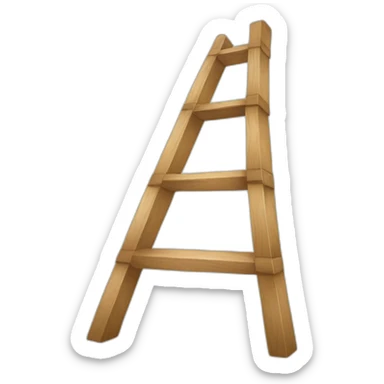 ladders wooden sticker