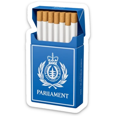 tabaco parliaments sticker