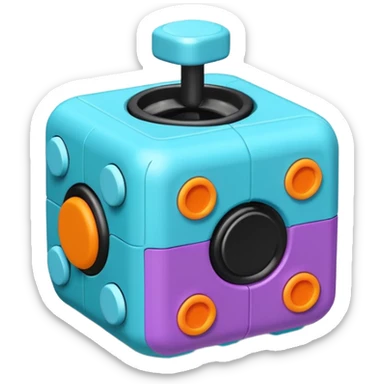 fidget cube sticker