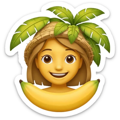 Emoji hawaïen sticker