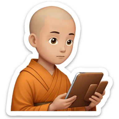 monk browsing  sticker