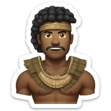 Fijian Warrior sticker