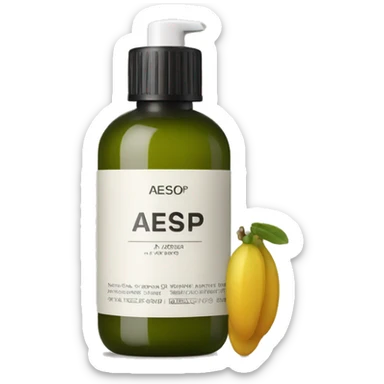 aesop product sticker