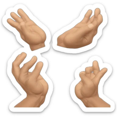 Conan the barbarian Arnold Schwarzenegger hand salute sticker