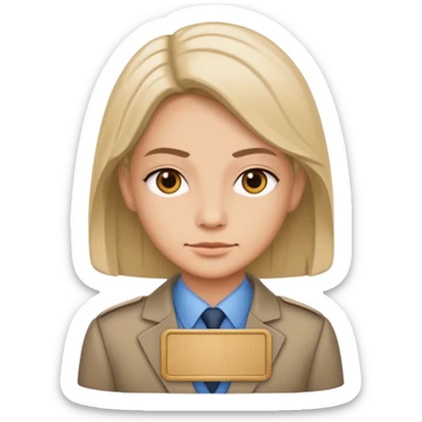 civilian juror with nametag sticker