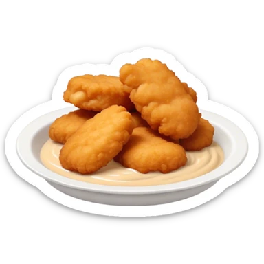 Chick-fil-a chicken nuggets and chick-fil-a sauce sticker
