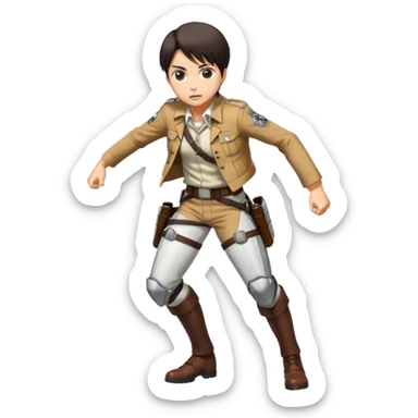 Attack on titan keşif birliği sticker