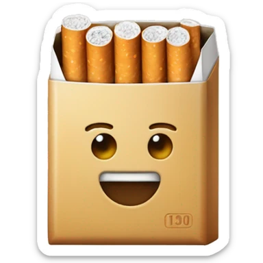 paquet de cigarettes, tabac, clopes sticker