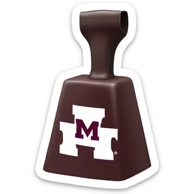 Mississippi State Cowbell sticker