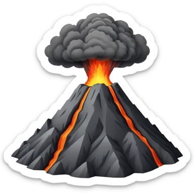 Guatemalan volcano sticker