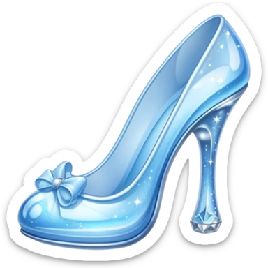 cinderella heel sticker