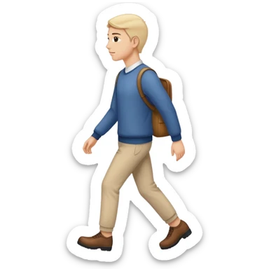 Person stepping aside  sticker