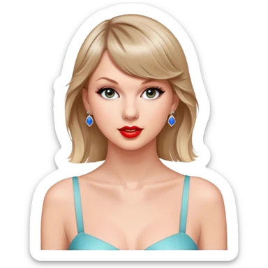 Taylor Swift at Eras Tour sticker