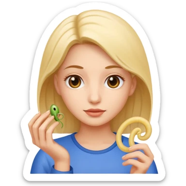 The combination of Elina and roundworm sticker