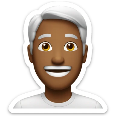 happy man giving advice sticker