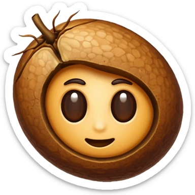 one piece of coffee seed sticker