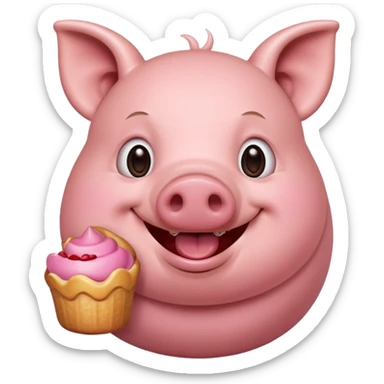 Sweet tooth pig sticker