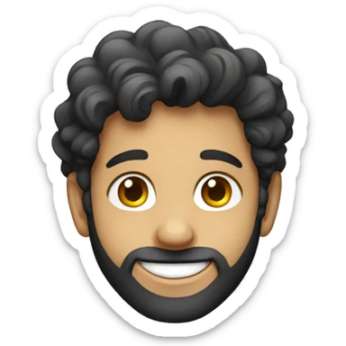 a happy young jew sticker